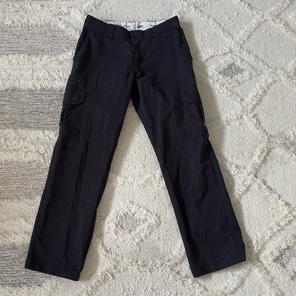 Dickies Black Regular Straight Cargos